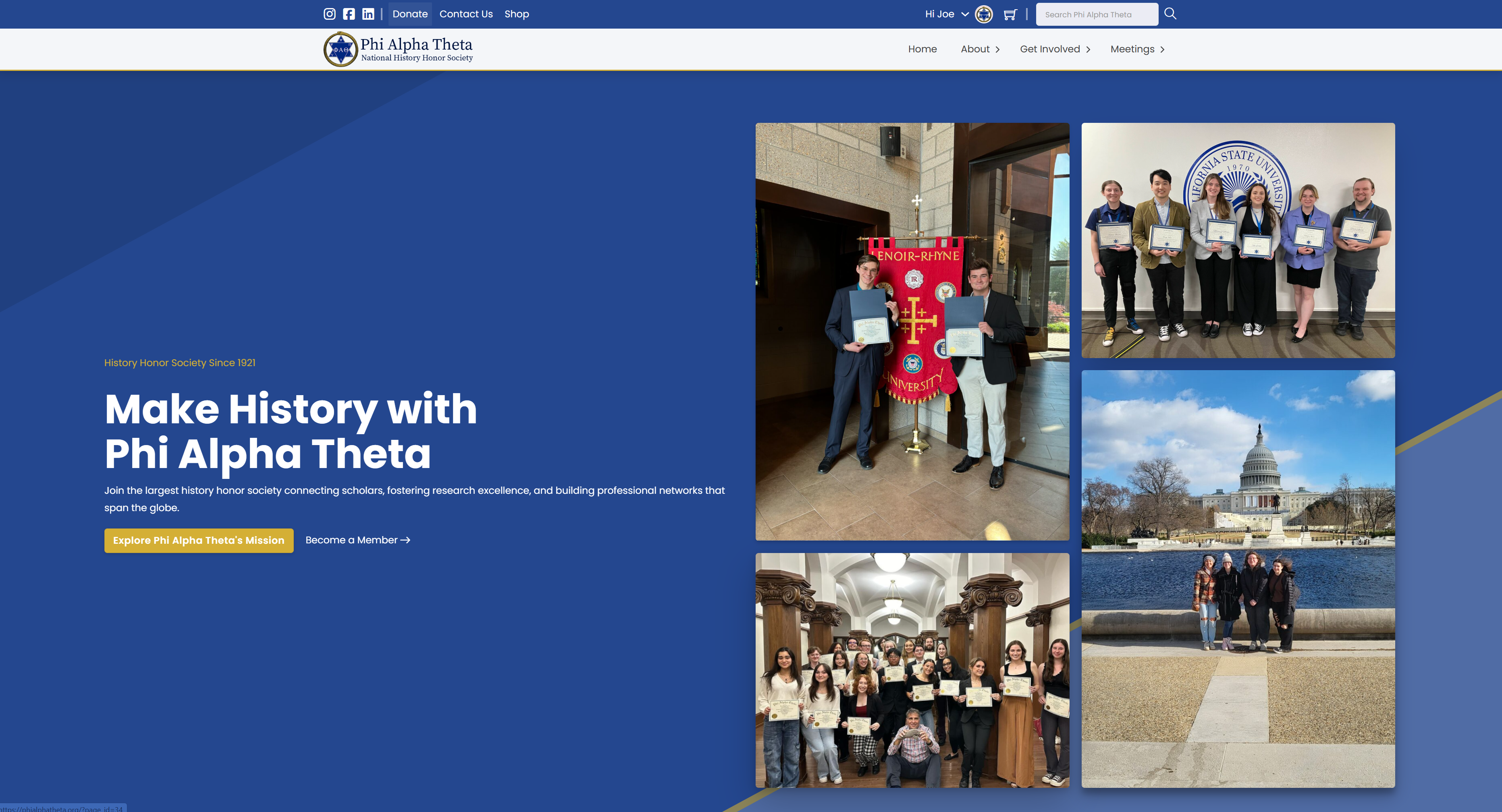 New Website Homepage