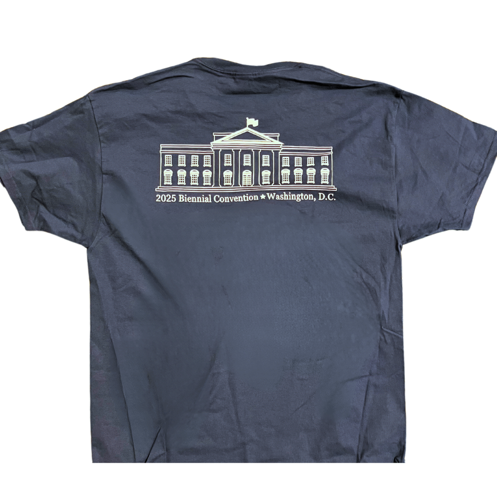 The ORB 2025 UKツアー ネイビー Tシャツ 2025 Biennial Convention Navy Blue T-shirt – Phi Alpha Theta