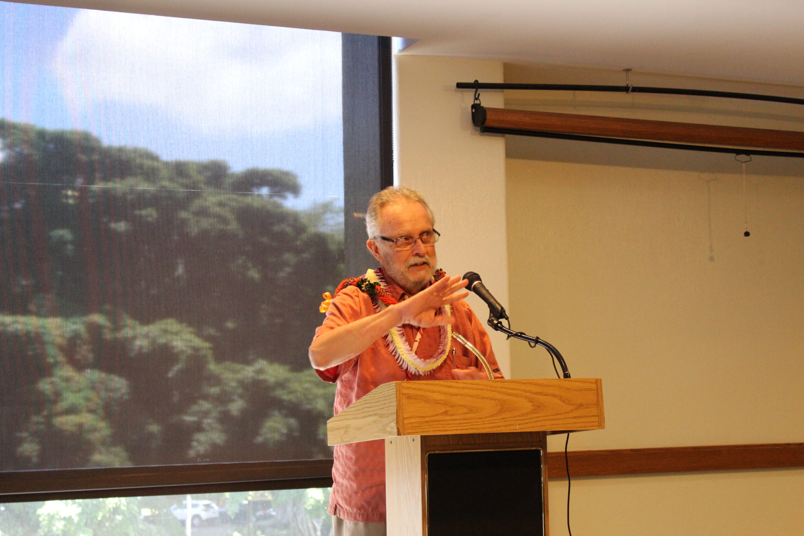 Dr. Chappell speaking at the 2018 Phi Alpha Theta Hawai'i Regional Conference